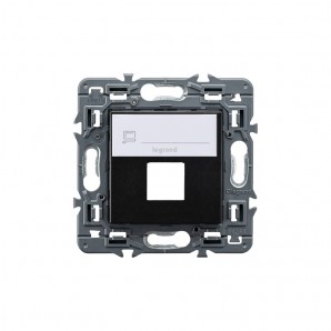 Adaptador keystone VALENA NEXT 1xRJ45 escuro LEGRAND 741477