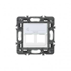 Adaptador VALENA NEXT 2xRJ45 keystone blanco LEGRAND 741278
