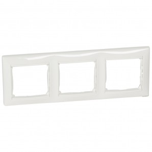 Marco 3 elementos VALENA blanco LEGRAND 774453