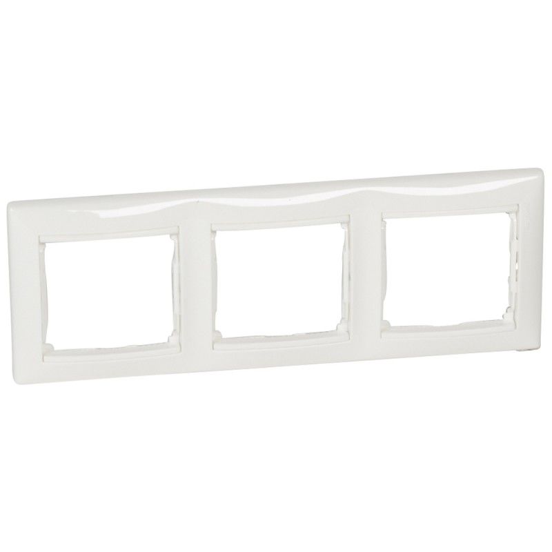 Moldura 3 elementos VALENA branca LEGRAND 774453