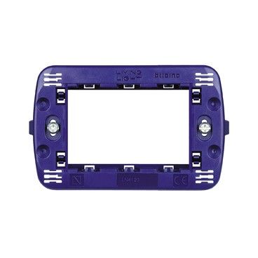 Soporte de tornillos para placas Livinglight 3 módulos LN4703