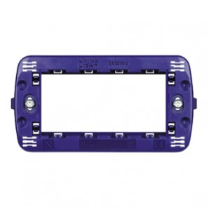 Soporte a tornillos para placas Livinglight 4 módulos LN4704