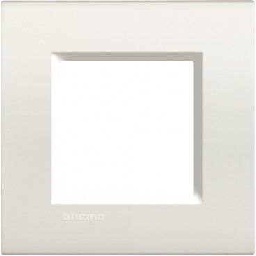 Placa cuadrada Livinglight Blanco 2 módulos LNA4802BI