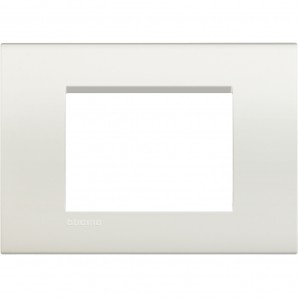 Placa cuadrada Livinglight Blanco 3 módulos LNA4803BI