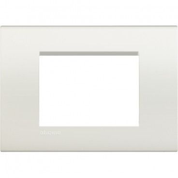 Placa cuadrada Livinglight Blanco 3 módulos LNA4803BI
