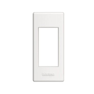 Placa + soporte Livinglight instalación en perfilerí 1 módulo Blanco LND4811BI