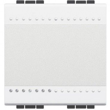 Cruzamiento Livinglight 16A borne a tornillo 2 módulos Blanco N4004M2N
