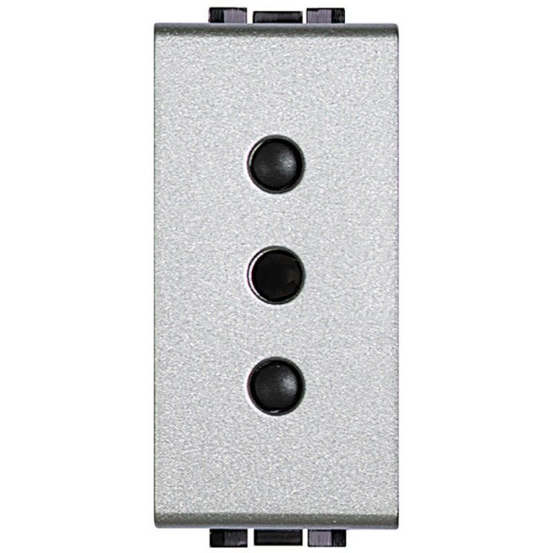 Base 2P+T Livinglight estándar italiano conexión tornillo Tech 1 módulo NT4113