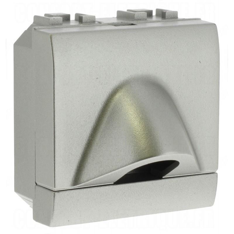 Saída de cabo Livinglight Ø 9 mm 2 módulos Tech NT4954