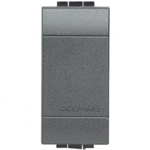 Tapa ciega Livinglight 1 módulo Antracita L4950