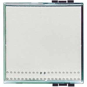 Tecla Livinglight personalizable 2 módulos titanio N4932/2