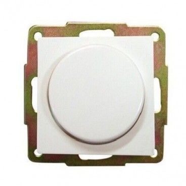 Regulador de luz por giro de empotrar blanco  GSC