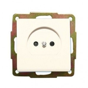 Interruptor unipolar de empotrar blanco GSC