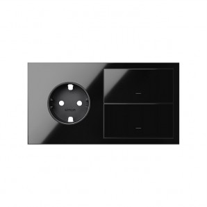 Kit front 2 elementos base + 2 teclas  SIMON 10020204-138