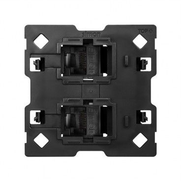 Adaptador para 2 conectores RJ45 2M SIMON 100 10000002-039