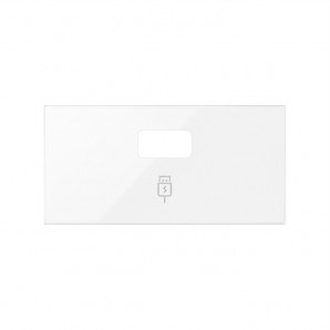 Tapa cargador USB 1 boca SIMON 100 10001097-130