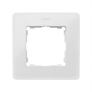 Marco 1 elemento blanco SIMON 82 DETAIL 8200610-030