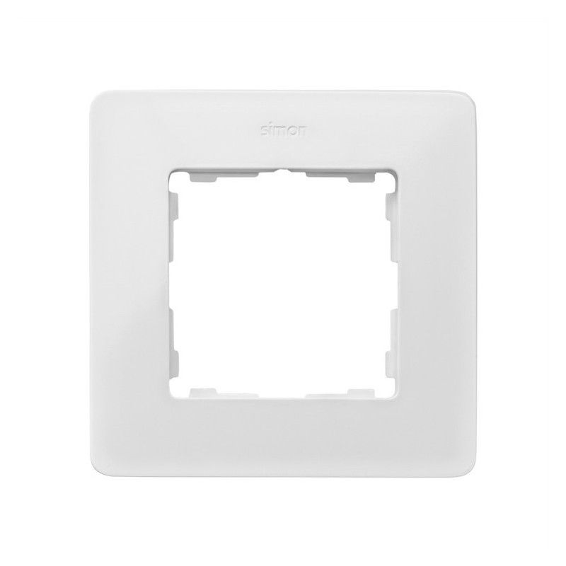 Marco 1 elemento blanco SIMON 82 DETAIL 8200610-030