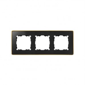 Marco 3 elementos grafito base oro SIMON 82 DETAIL 8201630-242